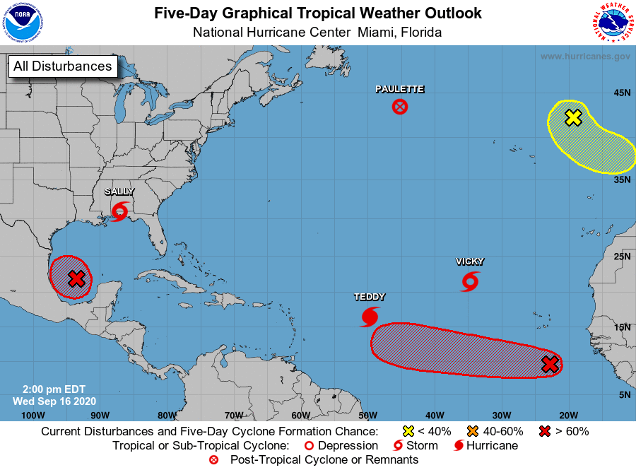 Five-Day Graphical Tropical Weather Outlook